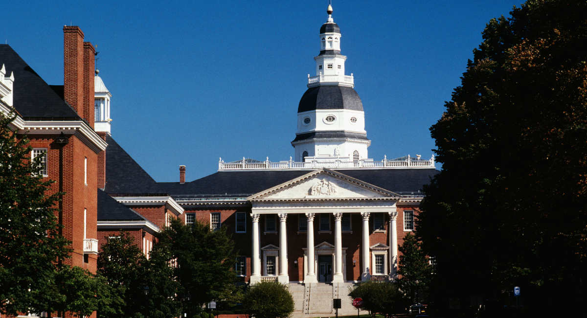 State Capitol Building in Annapolis, Maryland