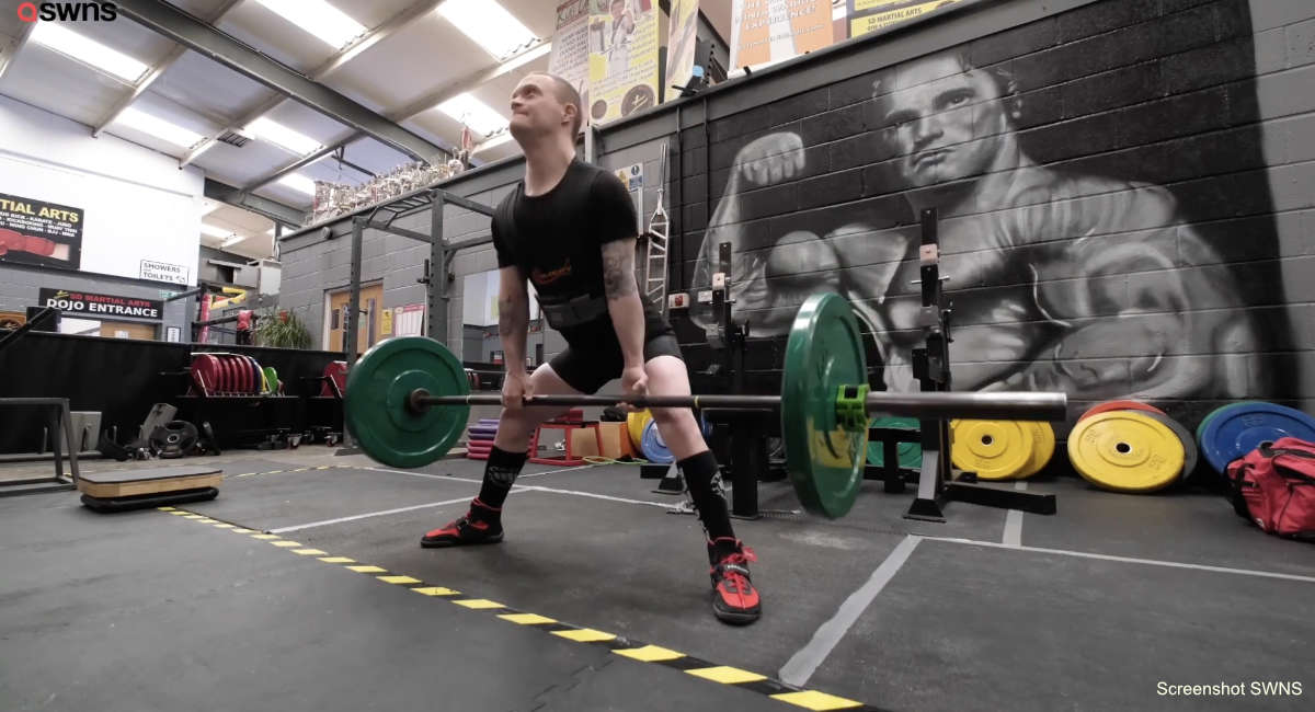 Down syndrome, powerlifter