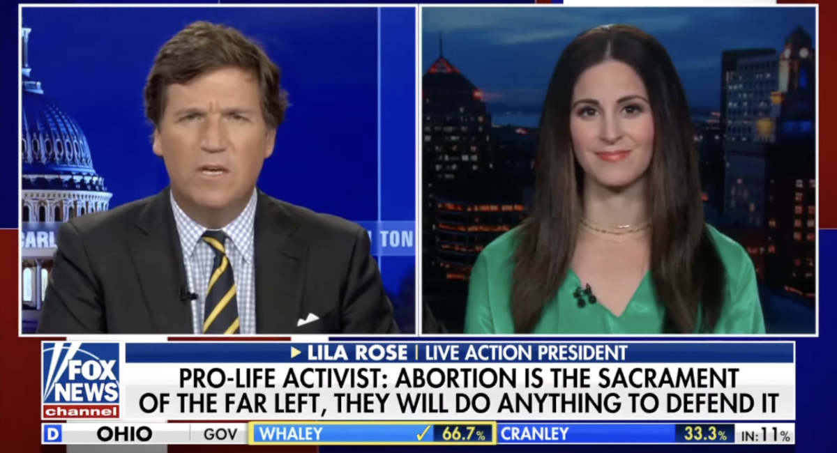 Roe, Lila Rose, Tucker Carlson
