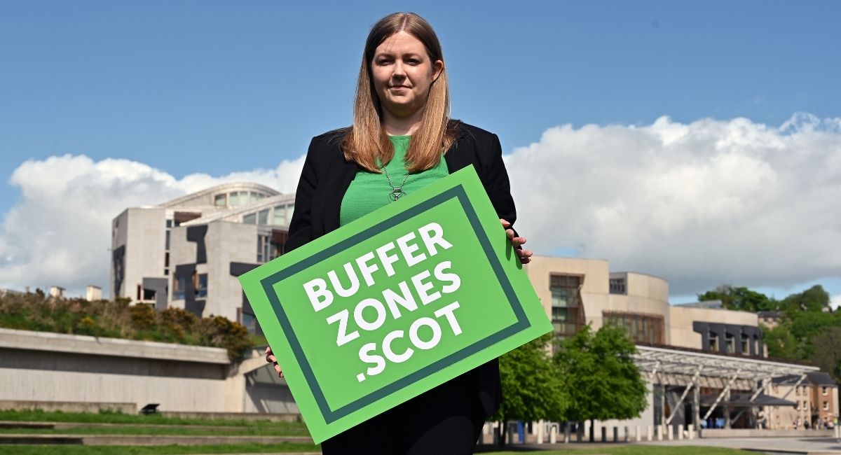 pro-life sidewalk counselors, Scotland, buffer zone