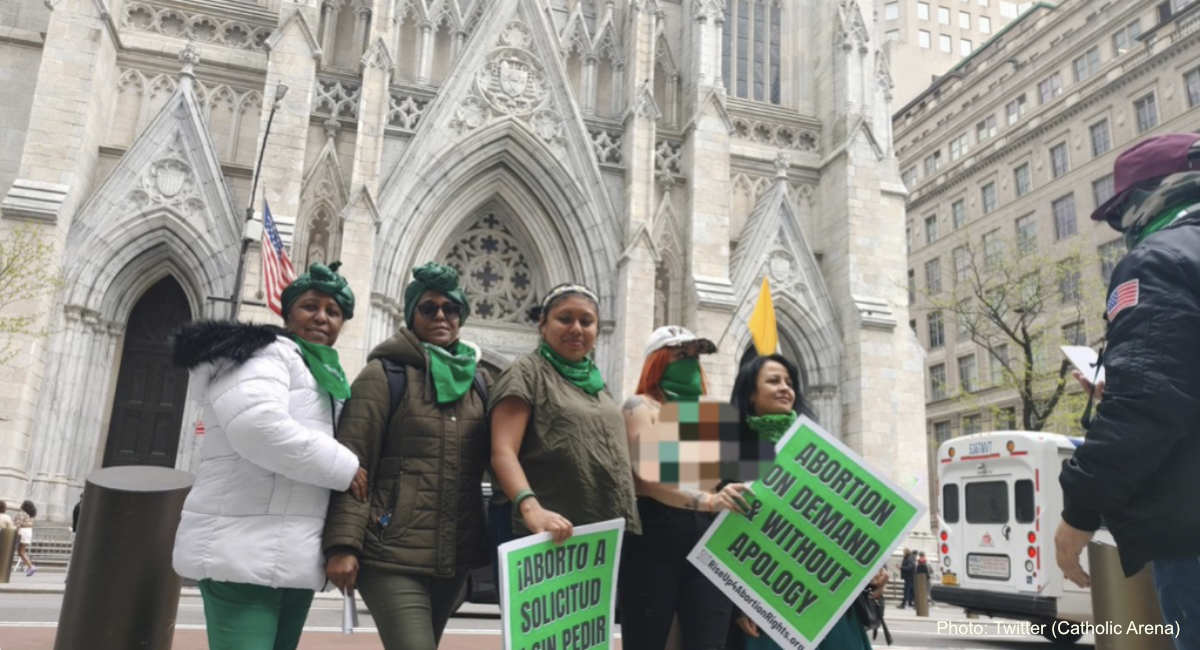 Catholic Church protests