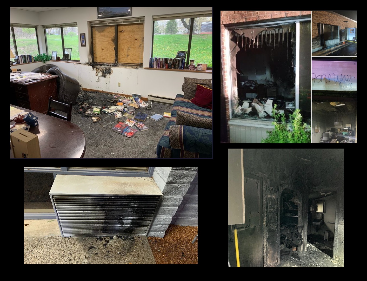 Image: Arson at four pro-life centers among pro-abortion violence following leaked SCOTUS draft opinion