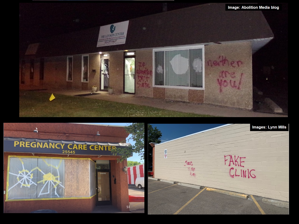 Lennon Center and Pregnancy Care Center prolife offices vandalized June 19