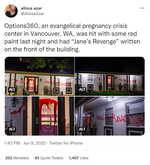 Options360 vandalized according to Twitter