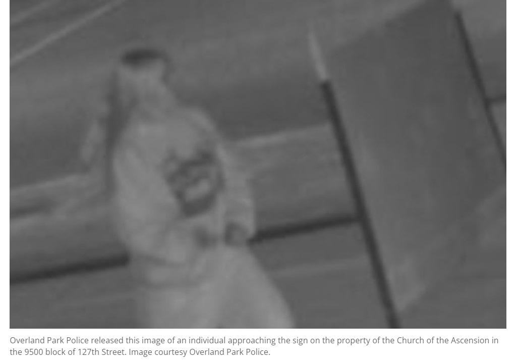 Proabortion vandal vandalizes Church of the Ascension property