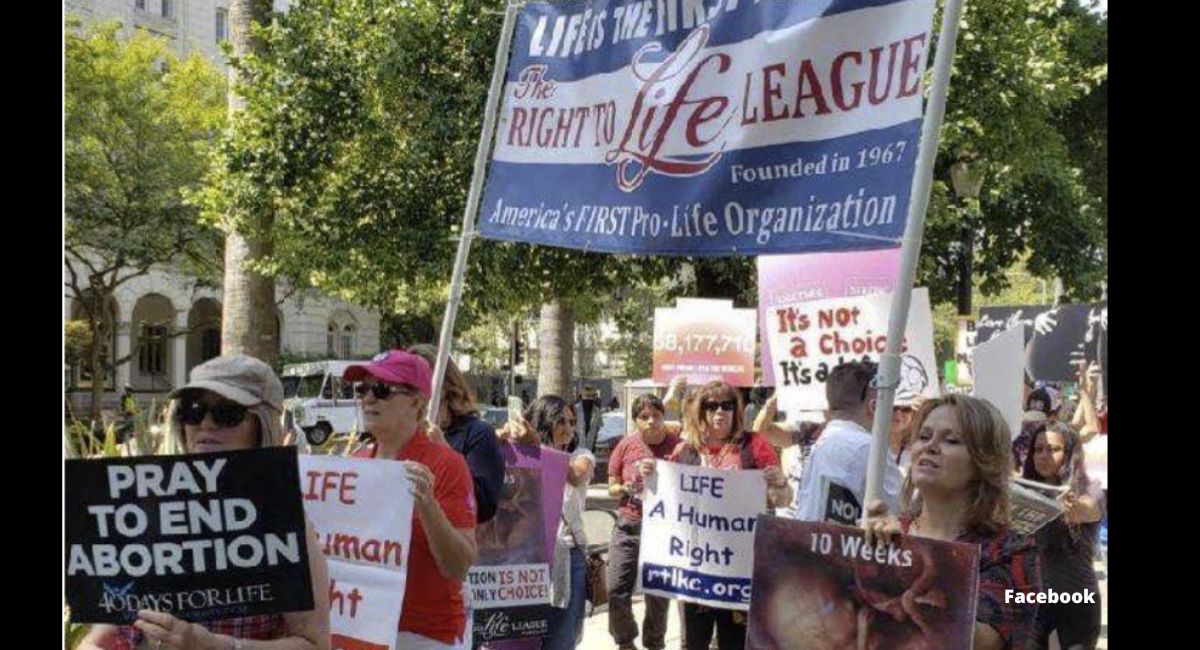 Right to Life League Facebook