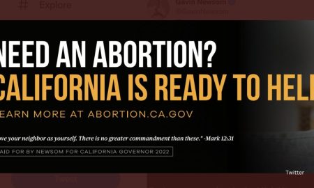 California, Newsom, abortion billboard