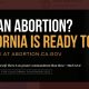 California, Newsom, abortion billboard