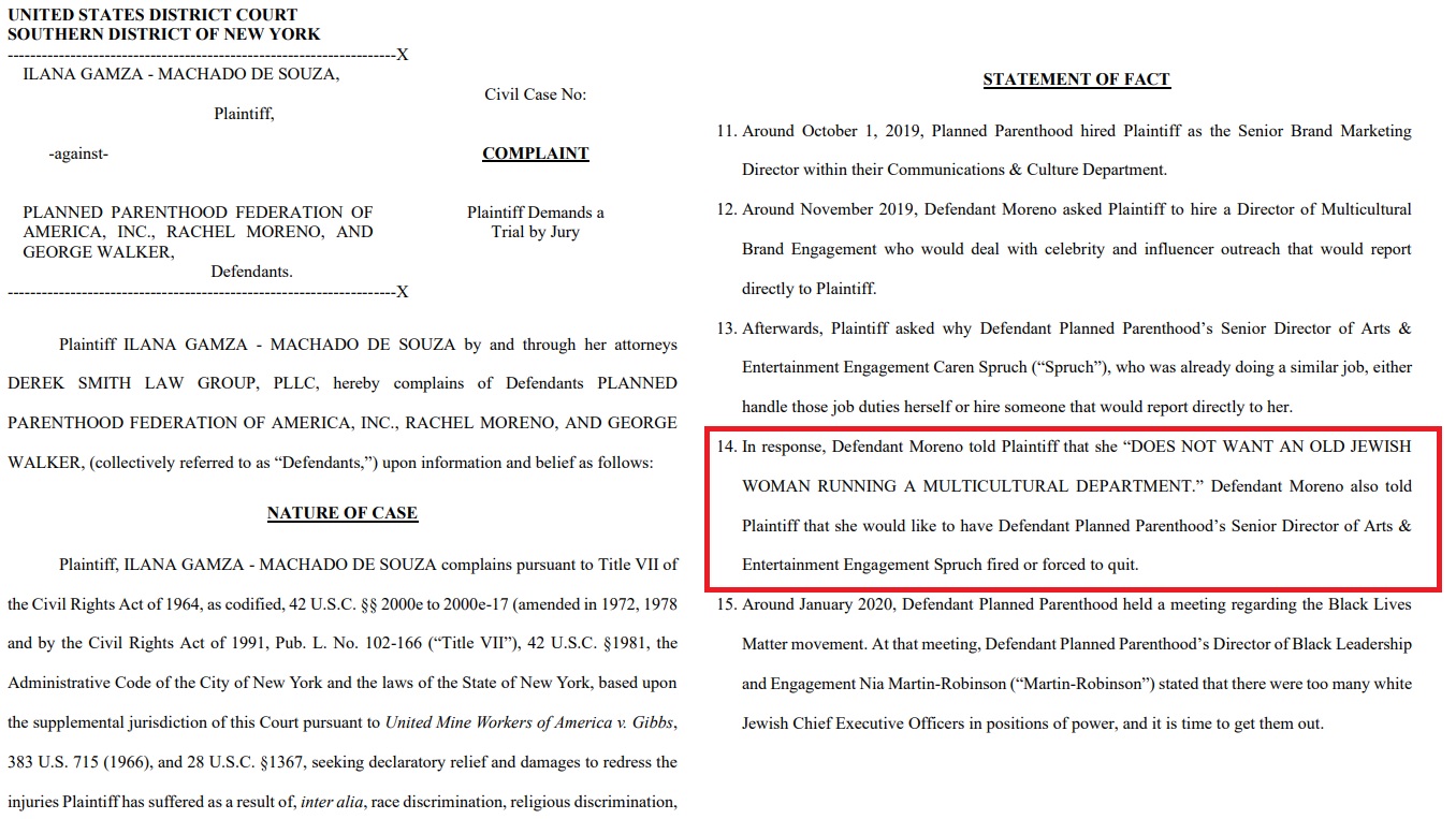 Image: Discrimination lawsuit against Planned Parenthood alleged anti-Semitism