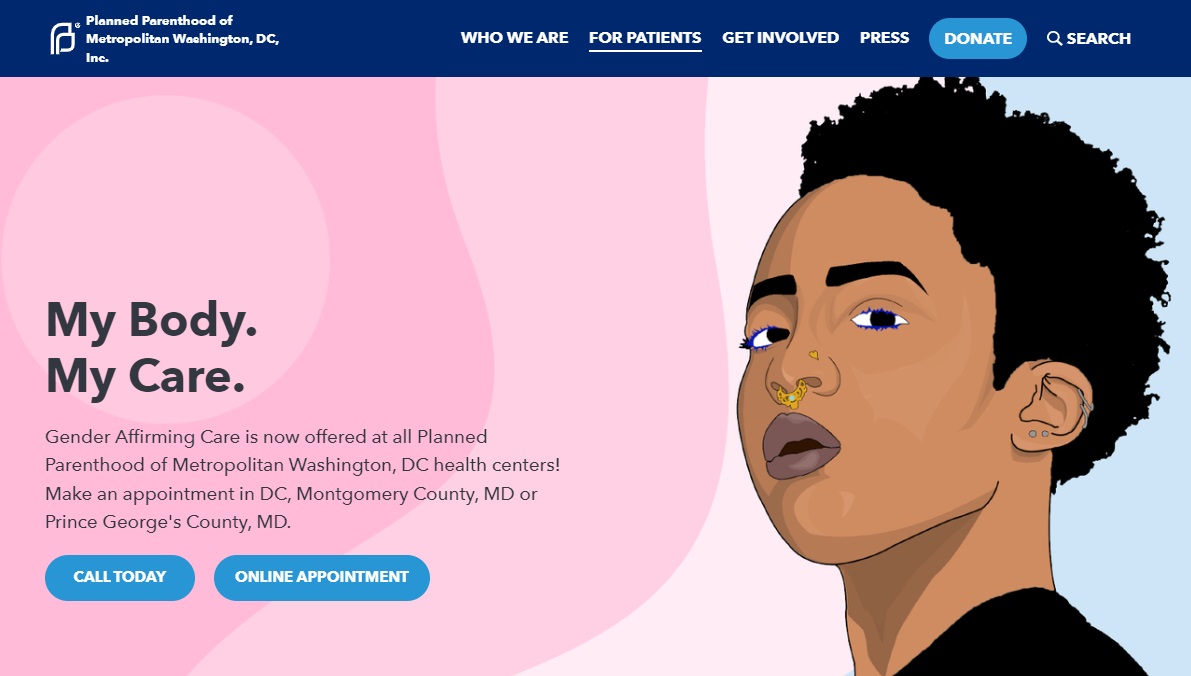 Image: Planned Parenthood Metro DC Gender Affirming Care