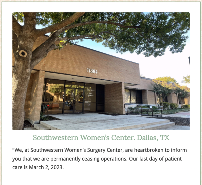 Southwester Women's Dallas