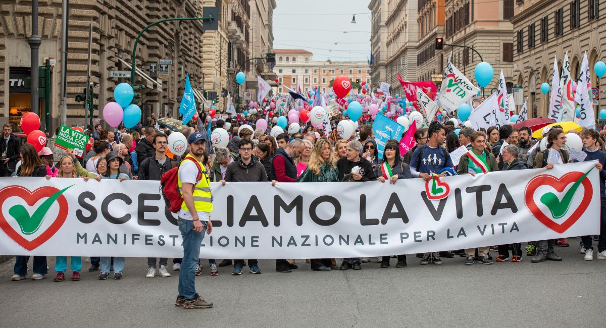 Italy March for Life Demonstration for Life