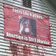abortion, Baptist church vandalized