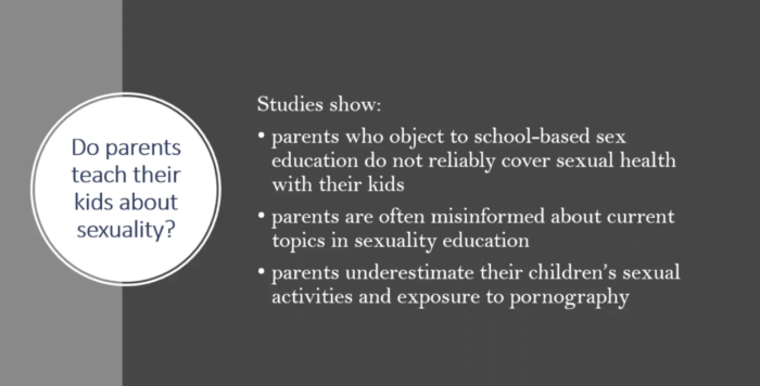 National sex ed conference webinar slide