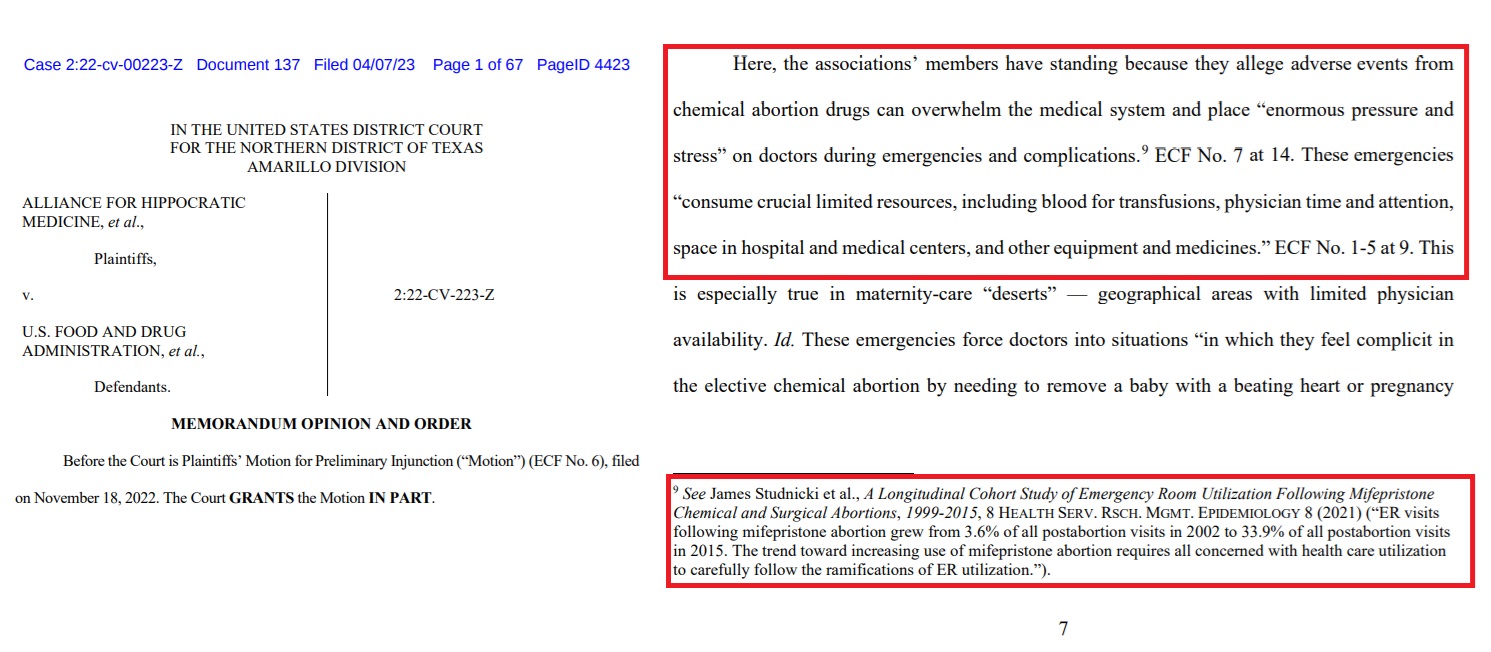 AHM lawsuit on Standing in District Court Decision