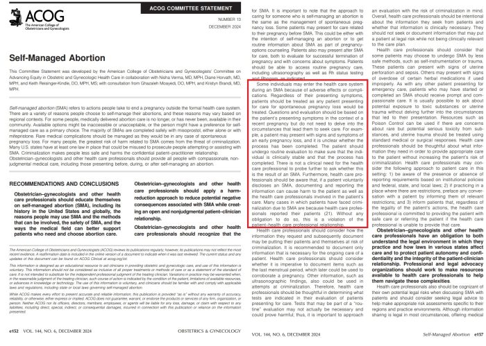 ACOG hiding abortion pill complications at ER