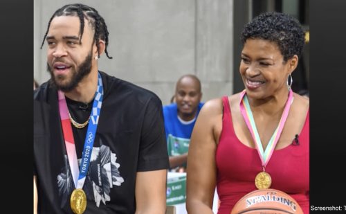 A sermon led her to choose life, and her son became a gold-medal Olympian like her