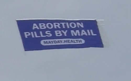 Pro-abortion group flies banner advertising abortion pills by mail over Indy500