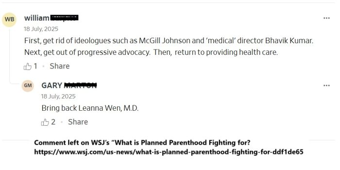Get rid of Alexis McGill Johnson PP Prez