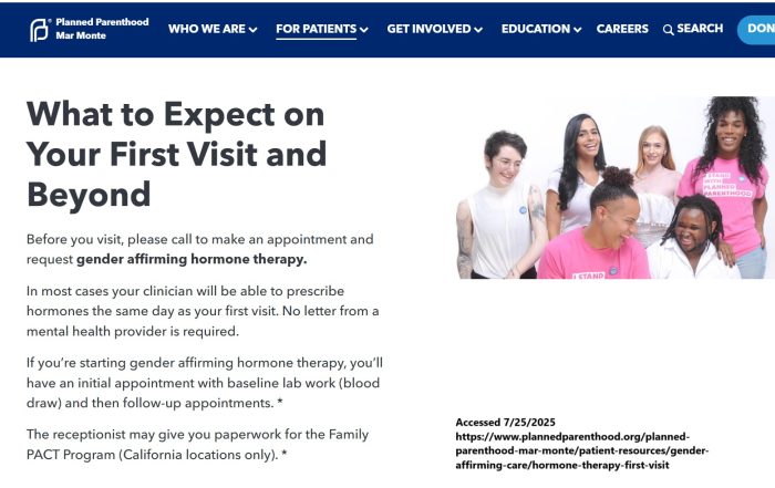 Planned Parenthood Mar Monte Same day for Hormone Therapy