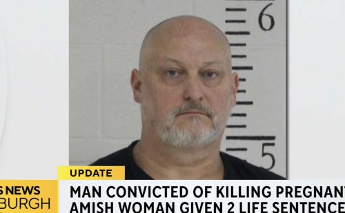 Man gets two life sentences for murders of Amish woman and her preborn baby