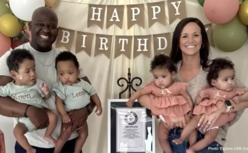 Alabama family’s miracle quadruplets born at 23 weeks hold Guinness World Record