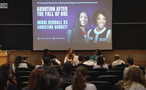 Dartmouth Debate: Christina Bennett debates Mikki Kendall on rights of preborn humans